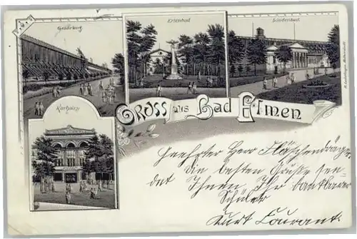 Bad Salzelmen Gradierwerk Erlenbad Lindenbad Kurhaus x