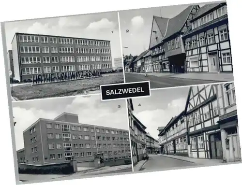 Salzwedel Kaethe Kollwitz Schule Strasse der Jugend Feierabendheim Rosa Luxemburg Holzmarktstrasse *
