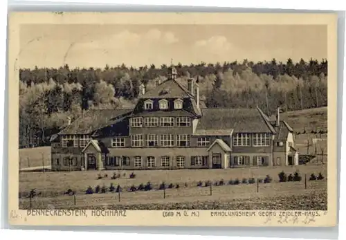 Benneckenstein Erholungsheim Georg Zeidler Haus x