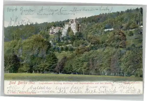 Bad Berka Schloss Rodberg Sophienhoehe x