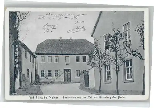 Bad Berka Goethewohnung *