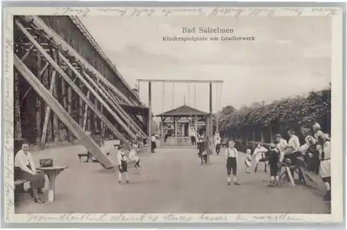 Bad Salzelmen Kinderspielplatz Gradierwerk x