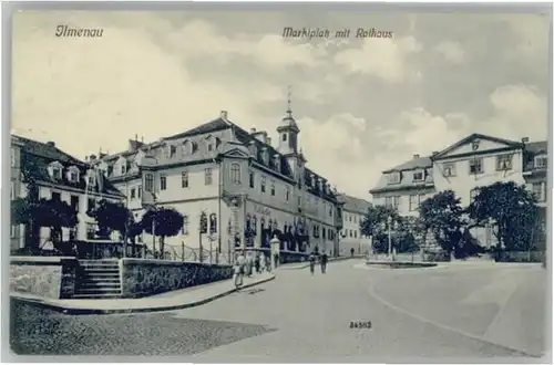 Ilmenau Marktplatz Rathaus x