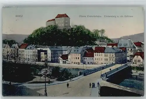 Greiz Elstersteig Elsterbruecke Schloss x