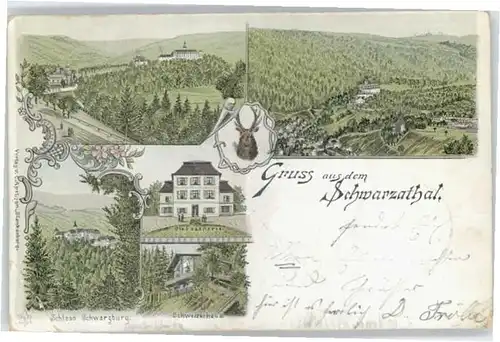Schwarzburg Schloss Schweizerhaus Hirsch x