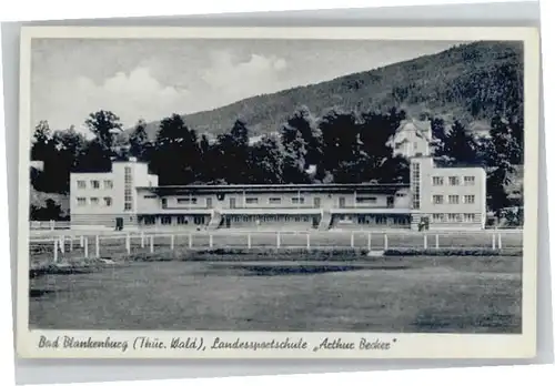 Bad Blankenburg Landessportschule Arthur Becker *