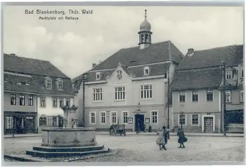 Bad Blankenburg Marktplatz Rathaus *