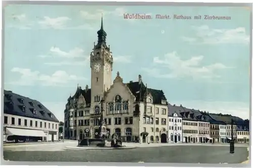 Waldheim Sachsen Markt Rathaus  x