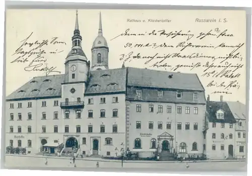 Rosswein Rathaus Klosterkeller x