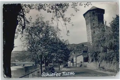 Dausenau Schiefer Turm *