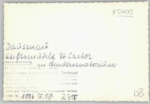 Dausenau Stiftsmuehle St. Castor Kindersanatorium *