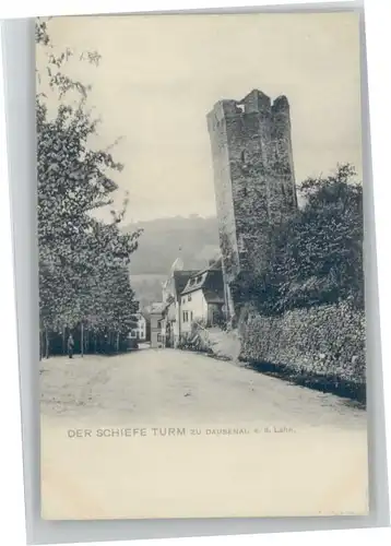 Dausenau Schiefer Turm *