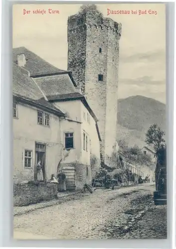 Dausenau Schiefer Turm *