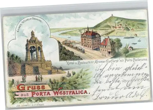 Porta Westfalica Hotel Restaurant Grosser Kurfuerst x