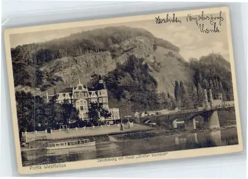 Porta Westfalica Hotel Grosser Kurfuerst Jakobsberg x