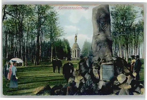 we80823 Hermannsdenkmal Hermannsdenkmal  * Kategorie. Detmold Alte Ansichtskarten