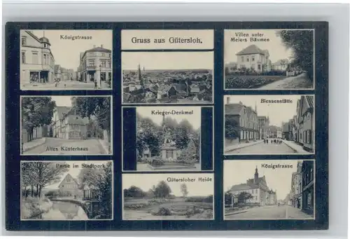 Guetersloh Koenigstrasse Kriegerdenkmal Blessenstaette x