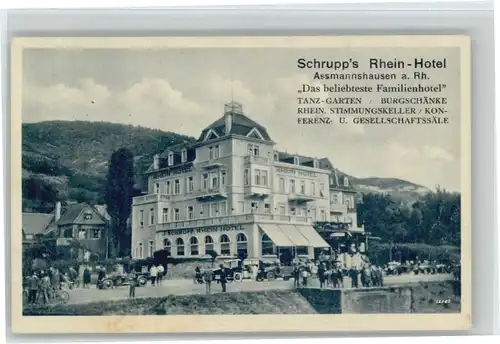 Assmannshausen Assmannshausen Schrupp`s Rheinhotel * / Ruedesheim am Rhein /