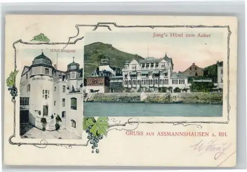 Assmannshausen Assmannshausen Hotel zum Anker x / Ruedesheim am Rhein /