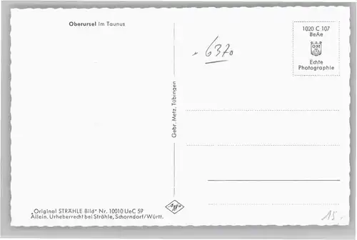 Oberursel Taunus Oberursel  * / Oberursel (Taunus) /Hochtaunuskreis LKR