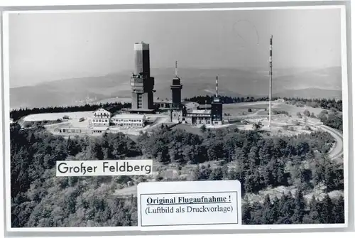 Feldberg Taunus Fliegeraufnahme *