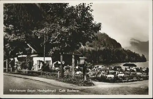 Walchensee Cafe Bucherer / Kochel a.See /Bad Toelz-Wolfratshausen LKR