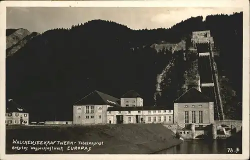 Walchensee Seekraftwerk / Kochel a.See /Bad Toelz-Wolfratshausen LKR