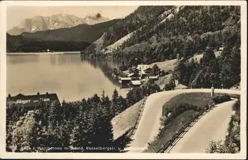 Walchensee Kesselbergstrasse
 / Kochel a.See /Bad Toelz-Wolfratshausen LKR