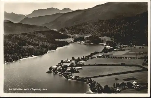 Walchensee Flugzeugbild / Kochel a.See /Bad Toelz-Wolfratshausen LKR