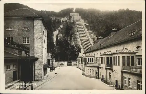 Walchensee Walchenseekraftwerk / Kochel a.See /Bad Toelz-Wolfratshausen LKR