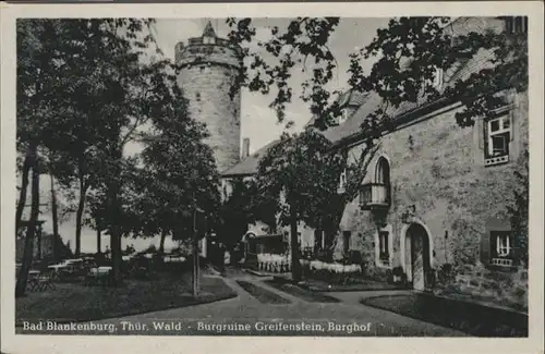 Bad Blankenburg Burgruine Greifenstein
Burghof / Bad Blankenburg /Saalfeld-Rudolstadt LKR