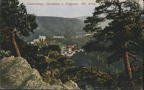 Schwarzburg Thueringer Wald Trippstein
 / Schwarzburg /Saalfeld-Rudolstadt LKR