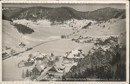 Menzenschwand Wintersportplatz / St. Blasien /Waldshut LKR