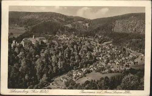 Schwarzburg Thueringer Wald thuer. Wald
Panorama
Anna-Luisen-Hoehe / Schwarzburg /Saalfeld-Rudolstadt LKR