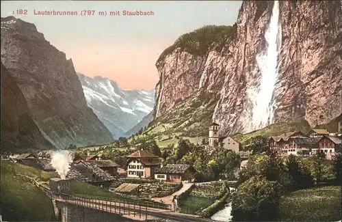 Lauterbrunnen BE Staubbach / Lauterbrunnen /Bz. Interlaken