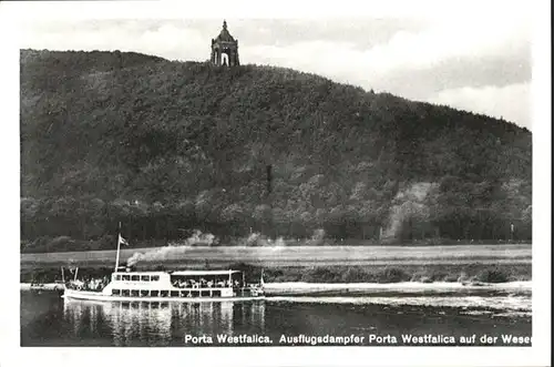 Porta Westfalica Ausflugsdampfer Porta Westfalica / Porta Westfalica /Minden-Luebbecke LKR