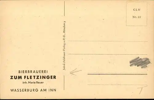 Wasserburg Inn Bierbrauerei Zum Fletzinger / Wasserburg a.Inn /Rosenheim LKR