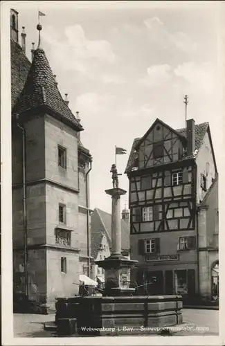 Weissenburg Bayern Schweppermannsbrunnen / Weissenburg i.Bay. /Weissenburg-Gunzenhausen LKR