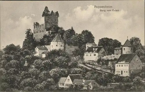 Pappenheim Burg / Pappenheim /Weissenburg-Gunzenhausen LKR