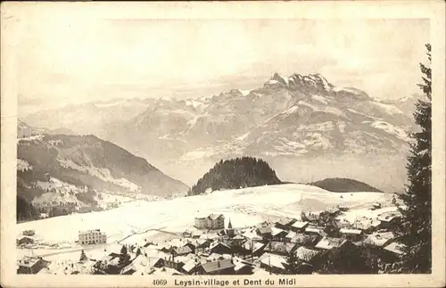 Leysin Dent du Midi / Leysin /Bz. Aigle