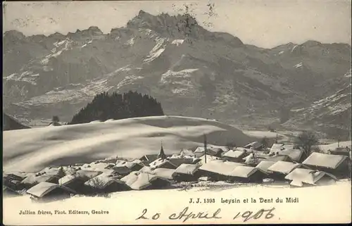 Leysin Dent du Midi / Leysin /Bz. Aigle