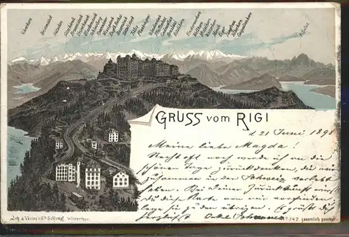 Rigi Kulm  / Rigi Kulm /Rg. Rigi