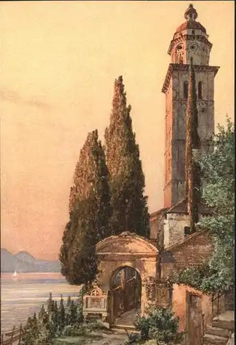 Morcote TI Lago di Lugano A. Veronesi  / Morcote /Bz. Lugano