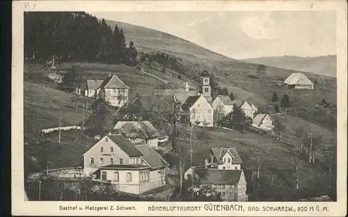 Guetenbach Hohenluftkurort / Guetenbach /Schwarzwald-Baar-Kreis LKR