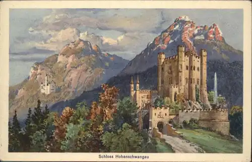 Hohenschwangau Schloss / Schwangau /Ostallgaeu LKR