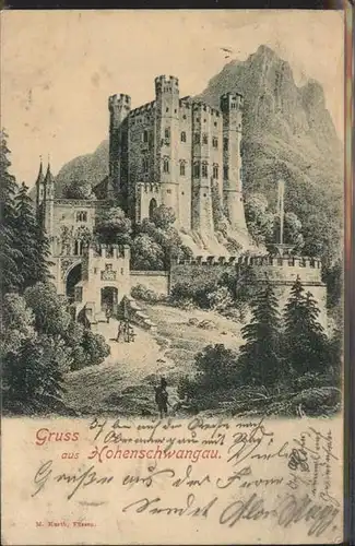 Hohenschwangau Schloss / Schwangau /Ostallgaeu LKR