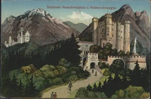 Hohenschwangau Neuschwanstein Hohenschwangau / Schwangau /Ostallgaeu LKR