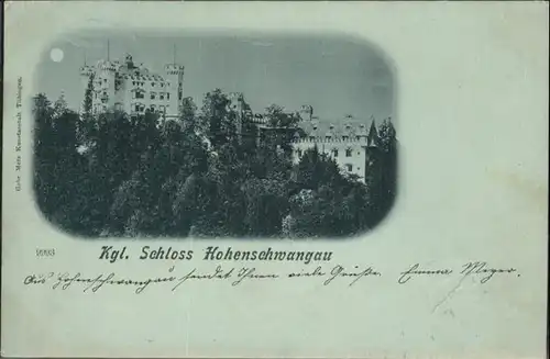 Hohenschwangau Schloss / Schwangau /Ostallgaeu LKR