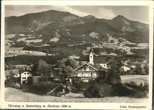 Toerwang Hochries 1600 m Cafe Rosengarten / Samerberg /Rosenheim LKR