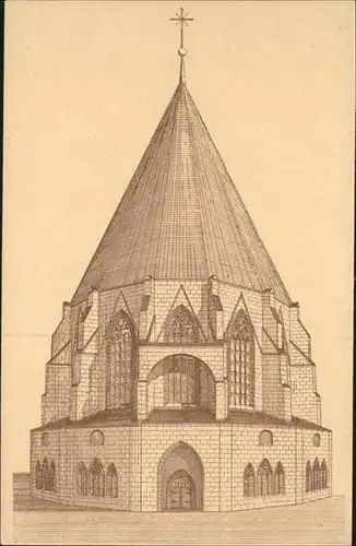 Ettal Kloster Kirche im 14. Jahrh. / Ettal /Garmisch-Partenkirchen LKR